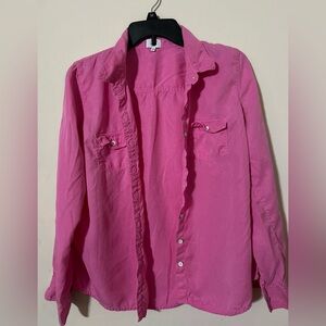 Medium Women’s Crown Ivy Beach Pink Button Up
